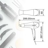 SUŠILEC ZA LASE GSC VALINE ČRN 2200W