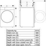 SUŠILNI STROJ HISENSE DH3S902BWCC