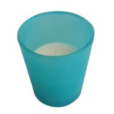 SVEČA V KOZARCU HENRIKSON MODRA