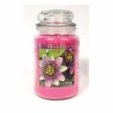 SVEČA MULLER DIŠEČA RAJSKI CVET KOZARCU S POKROVOM 652G