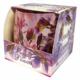 SVEČA MULLER DIŠEČA STEKLO LOVELY FLOWERS