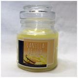 SVEČA MULLER DIŠEČA STEKLO S POKROVOM VANILLA