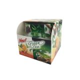 SVEČA V KOZARCU MULLER ZELENI ČAJ S POKROVOM