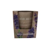 SVEČA MULLER DIŠEČA V KOZARCU 115 G LAVANDA