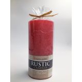 TOP SVEČA MULLER 70X140 MM RDEČA RUSTIKA