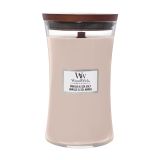 SVEČA V KOZARCU WOODWICK CLASSIC LARGE VANILA & SEA SALT