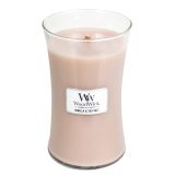 SVEČA V KOZARCU WOODWICK CLASSIC LARGE VANILA & SEA SALT