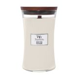 SVEČA V KOZARCU WOODWICK CLASSIC LARGE WHITE TEAK