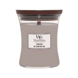 SVEČA V KOZARCU WOODWICK CLASSIC MEDIUM FIRESIDE