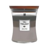 SVEČA V KOZARCU WOODWICK TRILOGY MEDIUM COZY CABIN