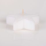 SVEČA ZVEZDA BELE BARVE 9X9 CM