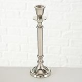 SVEČNIK BOLTZE SREBRN, KOVINA, 5/1