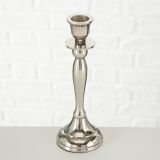 SVEČNIK BOLTZE SREBRN, KOVINA, 5/1