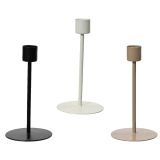 SVEČNIK DECORIS VISOKI SORT. 7.5X7.5X14 CM. SORT