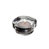 SVEČNIK STEKLARNA HRASTNIK STEKLEN IMPILABILE 66 MM