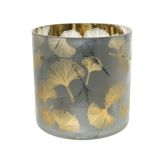 SVEČNIK STEKLEN GINKO 15 CM