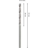 SVEDER HSS BRUŠEN DIN 338 BOSCH 2.5 X 30 X 57 MM