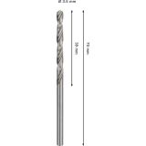 SVEDER HSS BRUŠEN DIN 338 BOSCH 3.5 X 39 X 70 MM