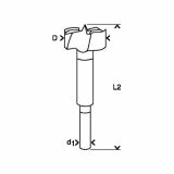 SVEDER ZA GRČO, HSS BOSCH 18X90 MM