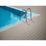 WPC DESKA ZA TERASO SVETLO SIVA 3000X150X25 MM