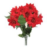 SVILENO CVETJE DAR BOŽIČNA ZVEZDA ŽAMET ŠOPEK X12