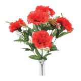 SVILENO CVETJE DAR NAGELJ ŠOPEK X 8 RDEČ Z GIPSOFILO