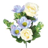 SVILENO CVETJE DAR VRTNICA, ANEMONAX ŠOPEK X11, MODER, KREM