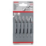 LIST VBODNE ŽAGE BOSCH T 119 BO 5-DELNI KOMPLET