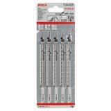 LIST VBODNE ŽAGE BOSCH T 344 DF 5-DELNI KOMPLET