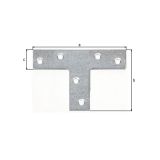 VEZNI ELEMENT ALBERTS T OBLIKA 70X50X16 MM