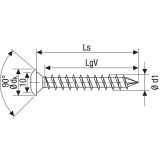 RF UNIVERZALNI VIJAK SPAX T-STAR 8X50 A2 ZAV=25KOS