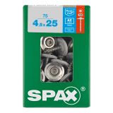 RF UNIVERZALNI VIJAK SPAX T-STAR A2 4.5X25 ZAV=75KOS S PODLOŽKO