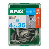 RF UNIVERZALNI VIJAK SPAX T-STAR A2 4.5X35 ZAV=15KOS S PODLOŽKO