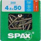 RF UNIVERZALNI VIJAK SPAX T-STAR A2 4.5X50 ZAV=200KOS