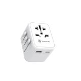TACTICAL UNIVERZALNI HIŠNI ADAPTER 220V + 1X USB 2.1A IN TYPE C VHOD  SVETOVNI HIŠNI POLNILEC - ADAPTER / PRETVORNIK