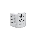 TACTICAL UNIVERZALNI HIŠNI ADAPTER 220V + 1X USB 2.1A IN TYPE C VHOD  SVETOVNI HIŠNI POLNILEC - ADAPTER / PRETVORNIK