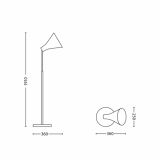 TALNA SVETILKA PHILIPS DRIN 1X23W E27 42261/33/16 ZELENA