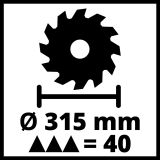 KROŽNA ŽAGA ZA LES EINHELL TC-TS 315 U