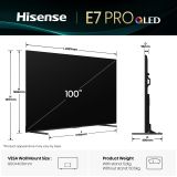 TELEVIZOR HISENSE 100E7Q PRO