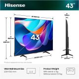 TELEVIZOR HISENSE 43A6S