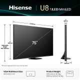 TELEVIZOR HISENSE 75U8Q