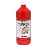TEMPERA BARVA KARBON RDEČA 1L