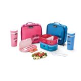 TERMO STEKLENICA, POSODA ROSMARINO PRENOSNI TERMO SET ZA HRANO IN PIJAČO MODER