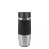 TERMO LONČEK RIVACASE 0,38L ČRNO SIV