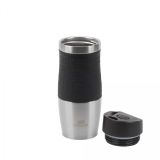 TERMO LONČEK RIVACASE 0,38L ČRNO SIV