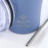 TERMO STEKLENICA, POSODA ESTIA 500 ML DENIM BLUE SKODELICA S SLAMICO