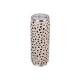 TERMO STEKLENICA, POSODA ESTIA 500 ML LEOPARD TAUPE Z NASTAVKOM ZA PITJE