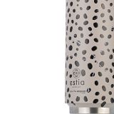 TERMO STEKLENICA, POSODA ESTIA 500 ML LEOPARD TAUPE Z NASTAVKOM ZA PITJE