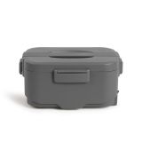TERMO STEKLENICA, POSODA LIVOO ZA HRANO LUNCH BOX ELEKTRIČNA GRELNA SIVA