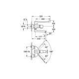 TERMOSTATSKA ARMATURA GROHE GROHTHERM ERGOMIX BREZ PRHE IN GIBL. CEVI